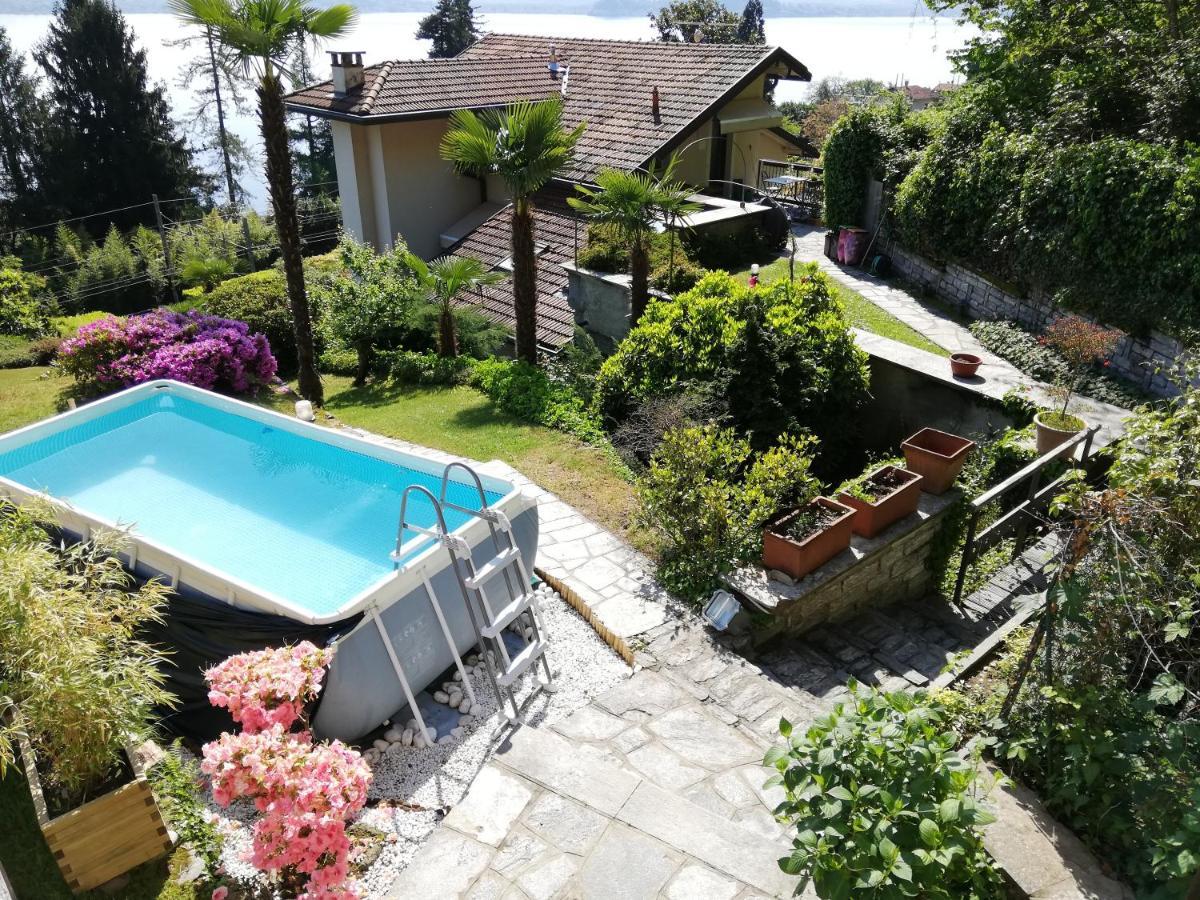 Romantica Casetta Nel Verde Con Vista Sul Lago Belgirate Exterior photo